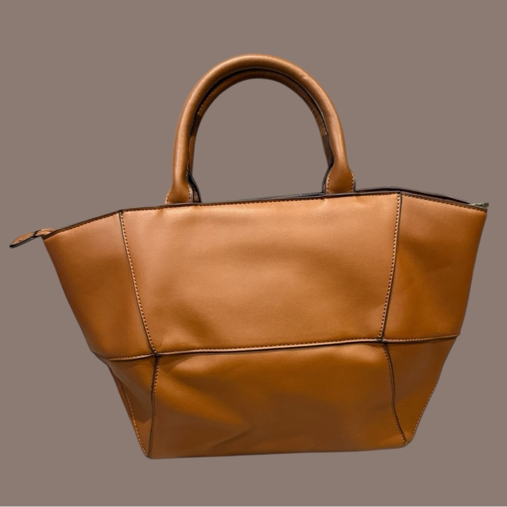 BCBGeneration Tan Leather Tote - Picture 2 of 12